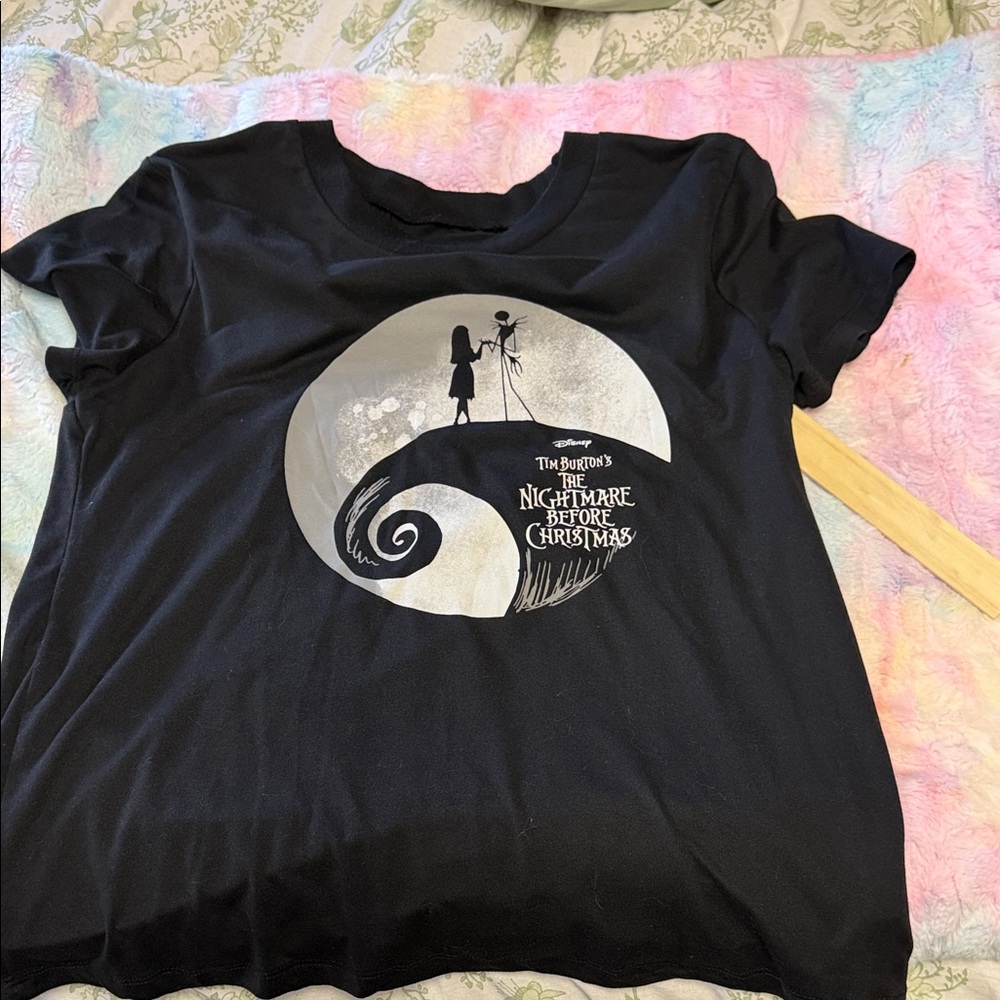 Disney Black and White Nightmare Before Christmas Tee